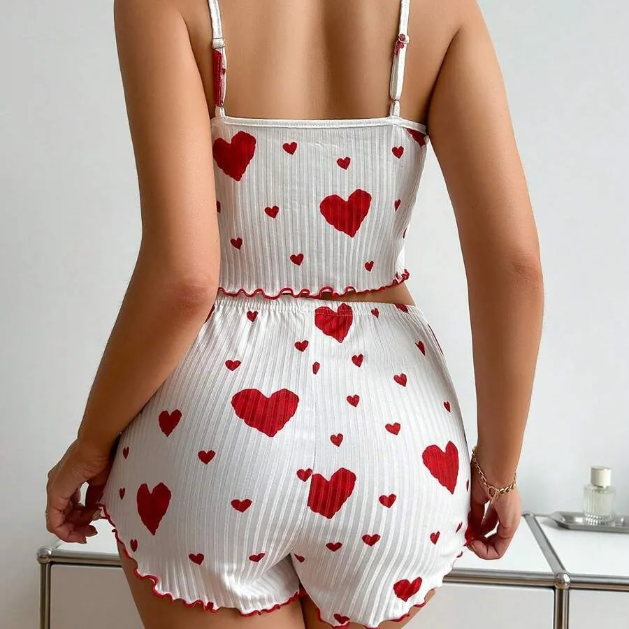 ชุดนอนผู้หญิง ชุดนอน 2 ชิ้น เส - Suspender Tank Top บทวิจารณ์และราคา