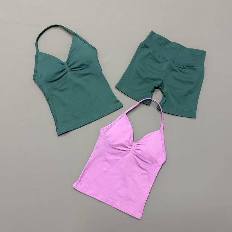 ชุดออกกำลังกายผู้หญิง 2 ชิ้น เ - Suspender Tank Top บทวิจารณ์และราคา
